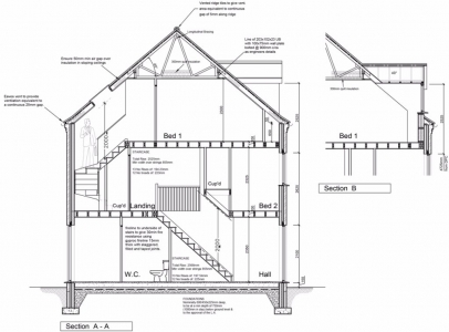 Architect Section Plans working drawing architects 2, Spalding